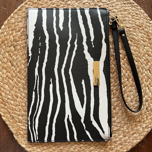 Zebra Print Trina Turk Wristlet - Picture 2 of 9